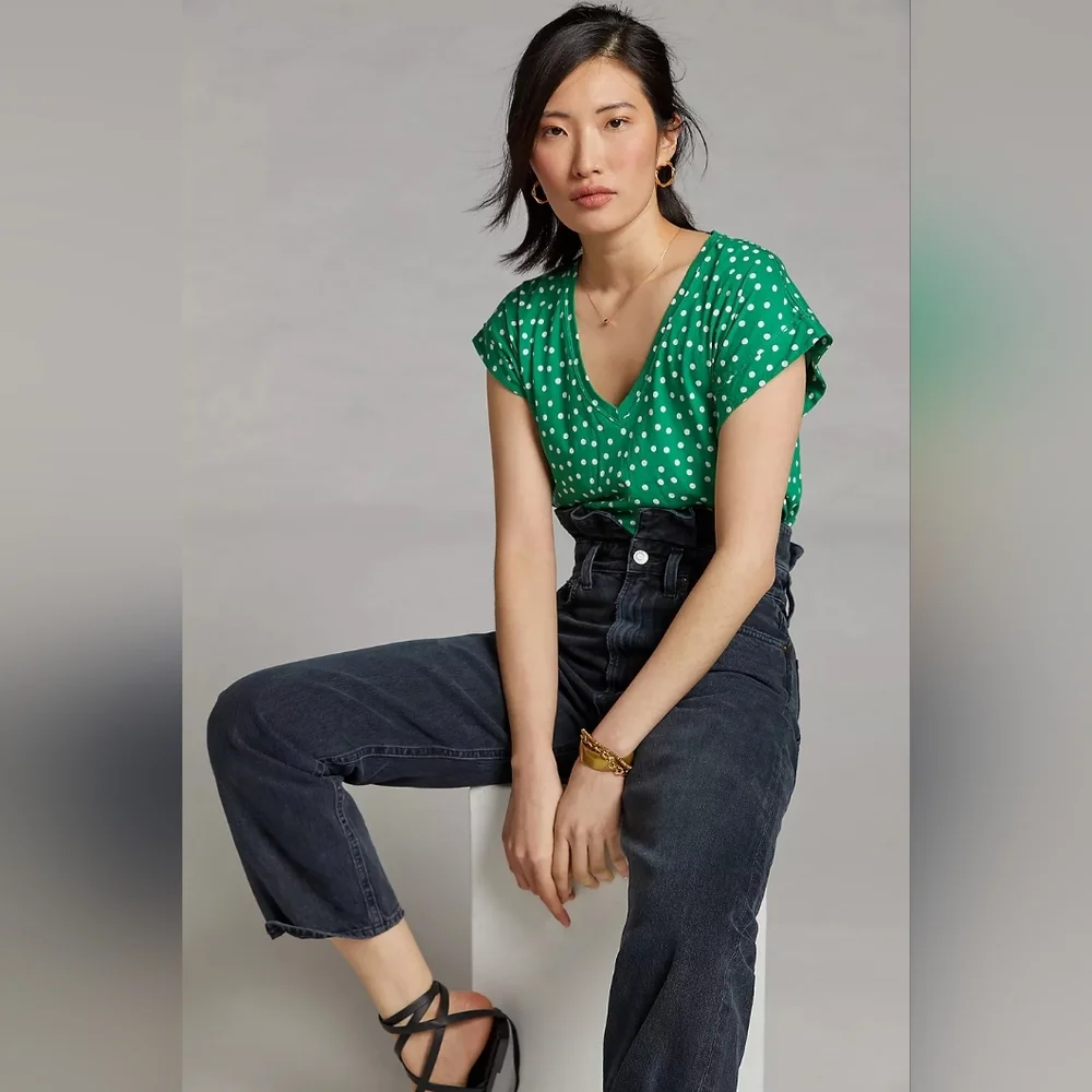 Anthropologie Bailey V-Neck Muscle Tee Size Small - Picture 7 of 7